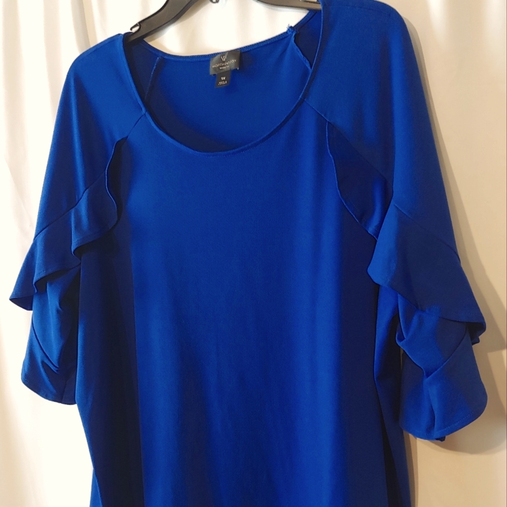 Worthington Blue Blouse